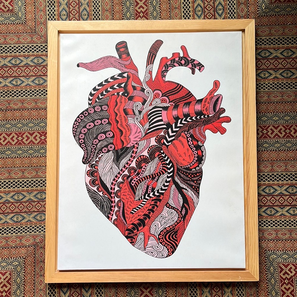 Heart-wall art